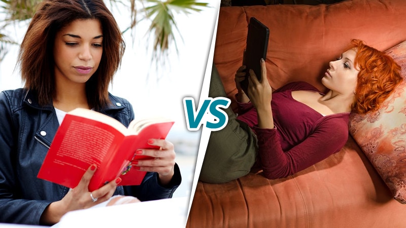 Bücher aus Papier oder Ebooks?