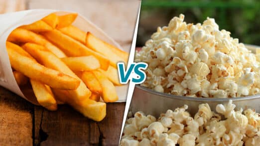 チップとポップコーンではどちらのほう方がすきですか？