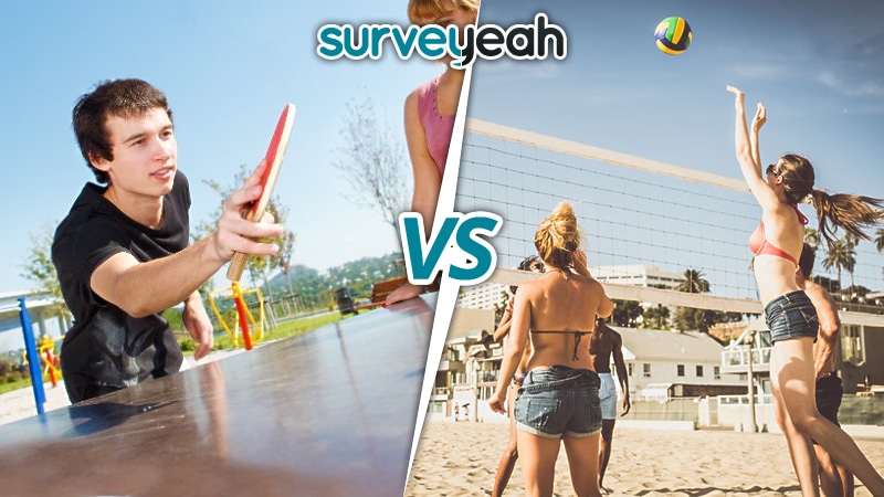 ¿Tenis de mesa o Voleibol de playa?