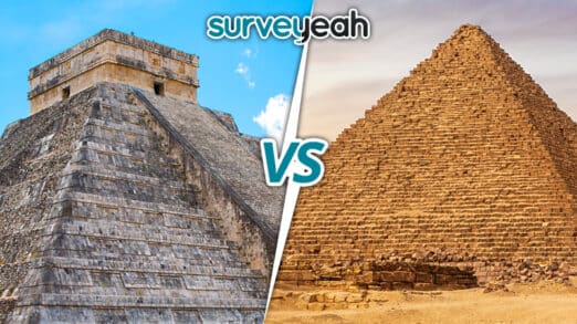 マヤのピラミッドかエジプトのピラミッドか？